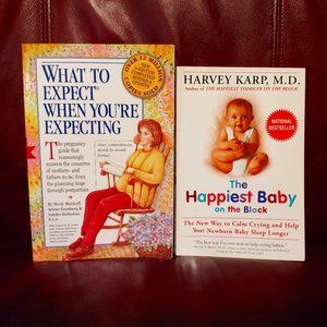 3/$15 Bundle of Two Expectant Parent Parenting Mom Mama Dad Baby Books